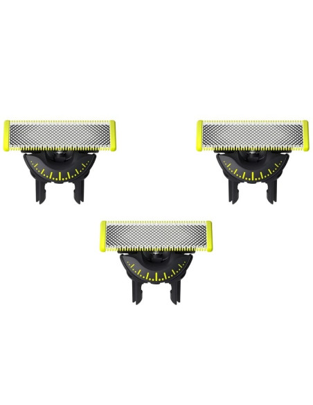Cabezal de Reemplazo para Afeitadora Eléctrica Philips OneBlade/ Pack 3