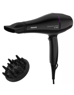 Secador Philips Drycare Pro BHD274/ 2200W/ Negro y Violeta