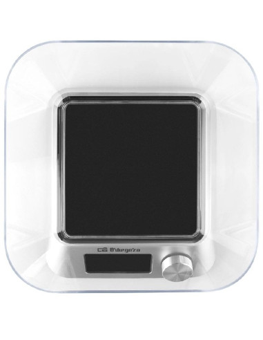 Báscula de Cocina Electrónica Orbegozo PC 1030 A/ hasta 5kg/ Plata