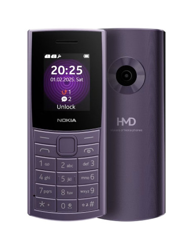 Teléfono Móvil Nokia 110 4G 2nd Edition/ Púrpura