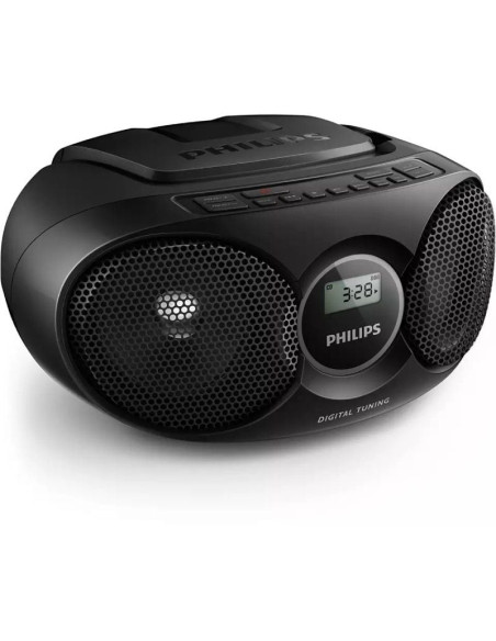 Radio CD Philips AZ215B/12/ 3W/ Negra