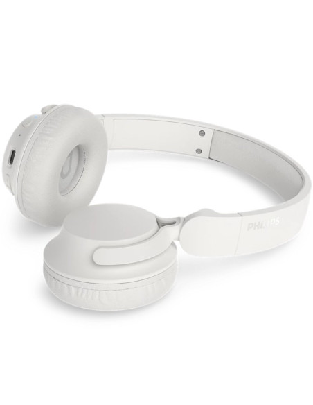 Auriculares Inalámbricos Philips TAH4500WT/ con Micrófono/ Bluetooth/ Blancos