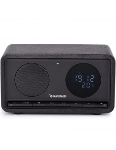 Radio Portátil Sunstech RPBT460/ con Batería/ Negra