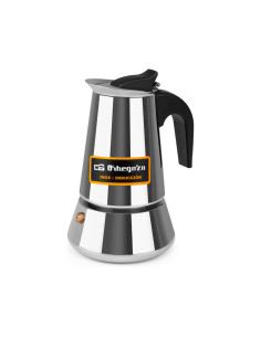 Cafetera italiana orbegozo acero inoxidable 4 tazas apta para todo tipo de cocinas