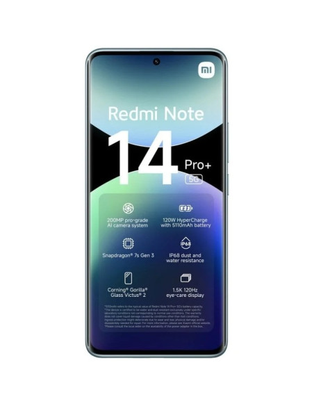 Smartphone Xiaomi Redmi Note 14 Pro+ 12GB/ 256GB/ 6.67""/ 5G/ Azul