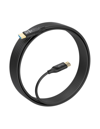 Aisens Cable HDMI V2.1 AOC Ultra Alta Velocidad - HEC 8K 60HZ 4K 120HZ 4:4:4 48GBPS - 20m - Color Negro