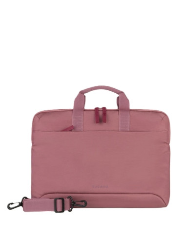Tucano Smilza Maletin Portatil 15,6"" - Tamaño Slim - Sistema Anti-Choques - Mango Doble - Color Rosa