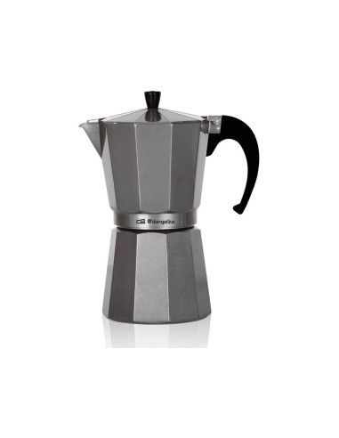 Cafetera italiana orbegozo aluminio 6 tazas apta para todo tipo de cocinas