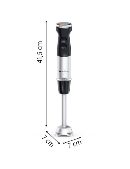 Batidora de mano Moulinex Quickchef DD671810/ 1000W/ 20 Velocidades/ Capacidad 800ml