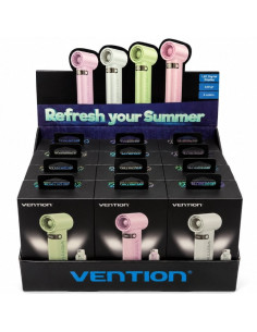 Pack 12 Ventiladores de Mano Vention PBE-PACK2/ 100 velocidades