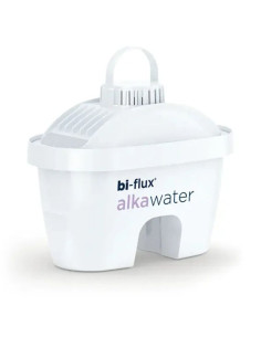 Pack Jarra Filtrante Laica Stream AlkaWater/ 2.3L/ Blanca/ Jarra + 1 Filtro AlkaWater 2