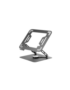 Mars Gaming MA-RSN Soporte de Sobremesa para Portatiles y Tablets hasta 17"" - Ajustable en Altura - Rotacion 360º - Inclinacion