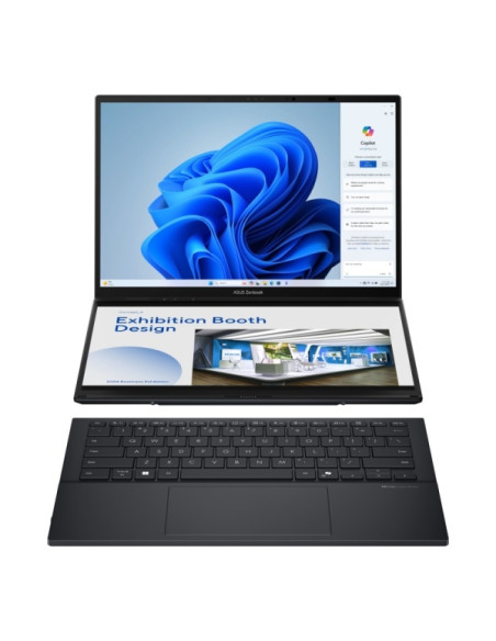 Asus ZenBook Duo OLED Portatil 14"" Tactil Intel Core Ultra 7 255H - 32GB - 1TB SSD - Windows 11 Home - Color Gris - Teclado QWE