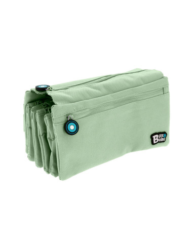 Estuche portatodo grafoplas bits&bobs cuadruple color verde menta 230x120 mm
