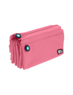 Estuche portatodo grafoplas bits&bobs cuadruple color rosa 230x120 mm