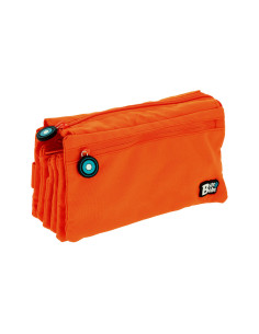 Estuche portatodo grafoplas bits&bobs cuadruple color naranja 230x120 mm