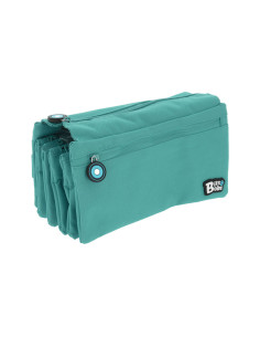 Estuche portatodo grafoplas bits&bobs cuadruple color turquesa 230x120 mm