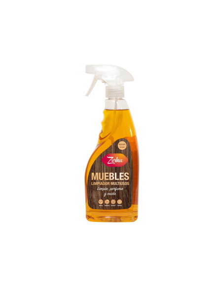 Limpiador multiusos muebles zorka con pistola pulverizadora 750 ml