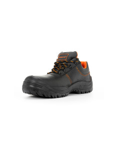 Zapatos de seguridad safetop oratio cuero grabado suela de acero antiperforacion s3 sr talla 45 color negro 2