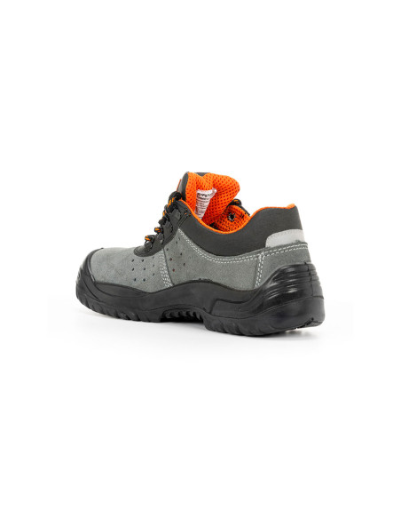 Zapatos de seguridad safetop tormio serraje cuero transpirable suela pu bidensidad s1 p sr talla 41