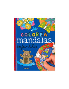 Cuaderno de colorear susaeta mandalas infantiles 96 paginas 21,4x27,8 cm