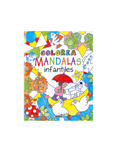 Cuaderno de colorear susaeta mandalas infantiles 96 paginas 21,4x27,8 cm
