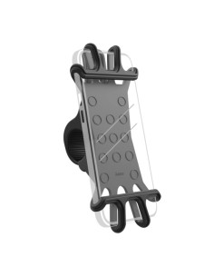 Hama Flexible Soporte de Bicicleta para Smartphone - Silicona Flexible - Peso Max 200kg - Ancho Dispositivo de 6 a 8cm - Univers