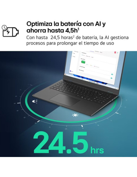 Portátil LG Gram 17Z90TL-G.AU99BN Intel Core Ultra 9-288V/ 32GB/ 1TB SSD/ 17""/ Win11