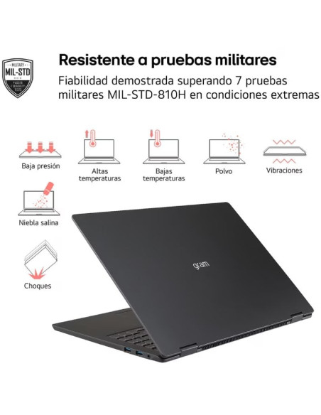 Portátil LG Gram 17Z90TL-G.AU99BN Intel Core Ultra 9-288V/ 32GB/ 1TB SSD/ 17""/ Win11