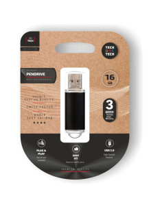 TechOneTech Basic Memoria USB 2.0 16GB (Pendrive)