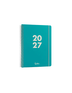 Agenda oficina liderpapel 2027 espiral basic dia pagina a5 bilingue 60g papel fsc design 5 2
