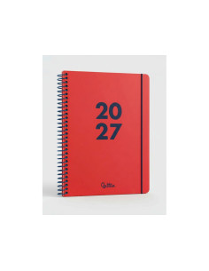 Agenda oficina liderpapel 2027 espiral basic dia pagina a5 bilingue 60g papel fsc design 3 2