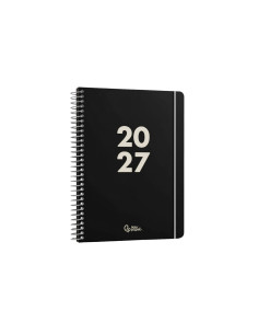 Agenda oficina liderpapel 2027 espiral basic dia pagina a5 bilingue 60g papel fsc design 1 2