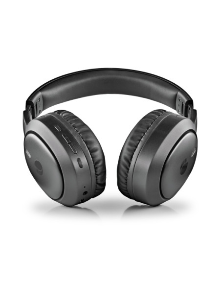 NGS Artica Tempest Auriculares Bluetooth 6.0 - Bateria Extraible - Plegable - Autonomia hasta 80h - Color Negro