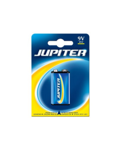 Jupiter Pack de 1 Pila Salina 6F22 - Pila Salina para Aparatos de Bajo Consumo
