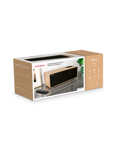 Thomson Sistema Multimedia Estereo - Potencia Musical 150W - Bluetooth - Entrada TV, RCA, USB, Optica - Mando a Distancia - Acab