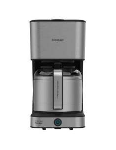 Cecotec Coffee 66 Drop and Thermo Cafetera de Goteo para 10 Tazas - 950W - Capacidad 1.2L - Termostato - Termo de Acero Inoxidab
