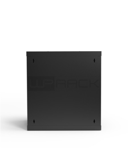 WP RWA-12606-B Armario Mural 12U - Puerta de Cristal - Cerradura de Seguridad - 540x600x580mm - Color Negro
