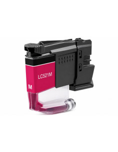 Brother LC521 Magenta Cartucho de Tinta Generico - Reemplaza LC521M