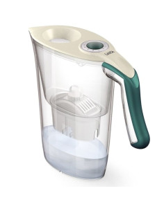 Pack Jarra Filtrante Laica Carmen Tosca/ 2.3L/ Verde Oscuro/ Jarra + 1 Filtro BI-FLUX