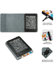 Funda para libro electrónico Subblim 1EC010 Clever Ebook Case 6"" Mariposas 2