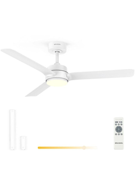 Ventilador de Techo Grunkel SKYEASY47/ 30W/ 3 Aspas 119cm/ 6 Velocidades