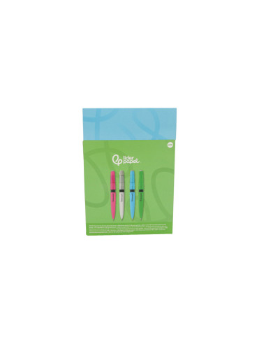 Portaminas liderpapel coleccion 2 con fuelle y goma con acabado soft touch 0,5 mm 4 colores surtidos