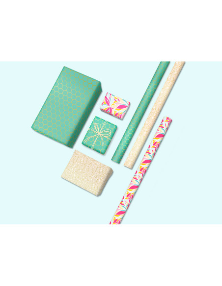 Papel de regalo clairefontaine alianza todo año 57 g rollo ancho 70 cm longitud 2 m