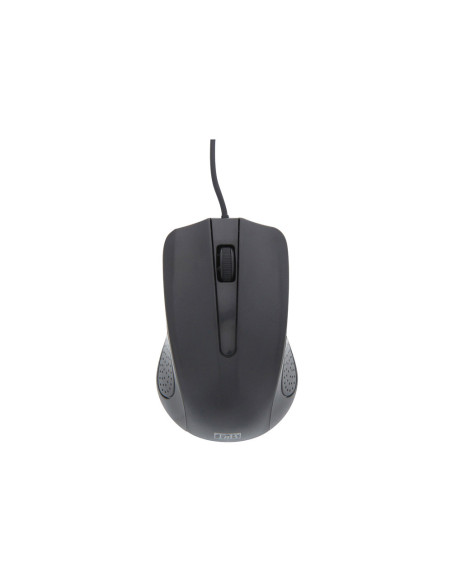 Raton tnb shark optico 1000 dpi mac/pc/linux con cable usb-a color negro