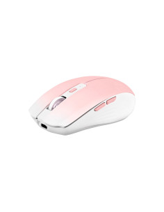 Raton tnb gradient inalambrico 1600 dpi usb tipo-c seis botones color rosa