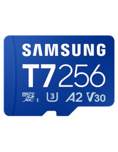 Tarjeta de Memoria Samsung P7 256GB microSD XC/ Clase 10/ 170MBs