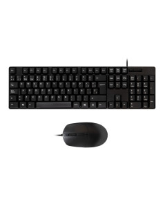 Unykach UK50545 Pack de Teclado + Raton 1200dpi OEM - 3 Botones - Uso Ambidiestro - Color Negro