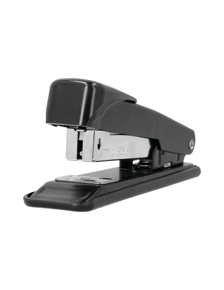 Grapadora greening metalica color negro capacidad 30 hojas usa grapas 24/6 y 26/6