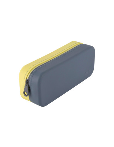 Estuche portatodo apli silicona bicolor expositor de 16 unidades colores surtidos